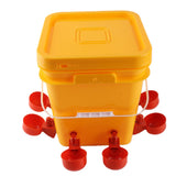 Automatic Chicken Waterer Cup with 12L Handheld Barrel Poultry Drinking Equipemnt for Goose Duck V1294-YM0901-3111230182711