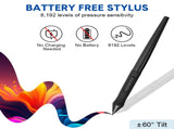 Digital Graphics Tablet Drawing Pad 8192 Levels Large Working Area 285x180mm Compatible with V985-GRAPHICSTABLET