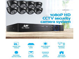 UL-tech CCTV Security System 8CH DVR 8 Cameras 1TB Hard Drive CCTV-8C-8D-BK-T