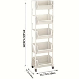 Mobile Bookshelf Office Cart V1142-LP601099801514802