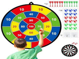Dart Board for Kids,Darts Set Double-Sided Dart Board with Sticky Balls and Darts,Indoor Outdoor V1369-AZ3-W-21513