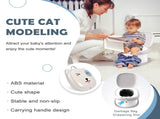 Portable Folding Potty for Toddlers Compact Travel Toilet with Cat Design, Easy to Carry & Clean, V1107-CS-ETCZZDZBQH