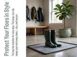 Dark Grey Heavy Duty Boot Mat Tray for Indoor Outdoor Mud and Water Management V1369-AZ3-W-13182