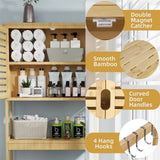 4-Tier Bamboo Bathroom Toilet Storage Rack V767-JJ-XZ1227