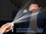12-Piece Personal Alarm Set, Emergency LED Light Keychain Alarms in 6 Colors or Women & Men V1259-DP01-F-496
