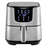 Devanti Air Fryer 7L LCD Fryers Stainless Steel AF-K-G-5T6-SS