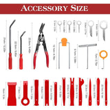 High Quality 28Pcs Auto Mechanic Tool Kit Car Cleaning Kit Car Cover Fastener Accessories Clip V1189-LC-QP-00237
