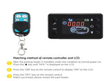 Giantz Diesel Air Heater 12-24V 2KW LCD Display Remote Control for Car Bus RV Indoor Black DAH-2KW-26-BK