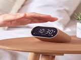 Lexon Ray Clock Lcd Alarm Clock With Temperature / Humidity Display - Gold V398-LD-LR155VG3