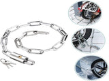 Heavy Duty Bike Chain Lock, Anti-Theft Security Lock for Bicycle, Motorcycle, Gate, Fence and V1308-DSZKI-1200-4