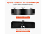 76.2 mm Front and 50.8 mm Rear Leveling Lift Kit for 2005-2021 2022 2023 Toyota Tacoma 2WD/4WD, V952-QHDPTSTJ2005RI6HW001V0
