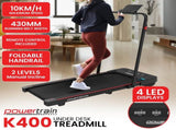 Powertrain K400 Walking Pad Treadmill Electric Exercise Home Gym Cardio Running Fitness TML-HSM-K400