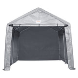 Protable Stotage Shelter Garage Stotage Shed 7 x 12 x 7.36ft & Zipper Door V952-TYCWP7FTX12FTTUICV0