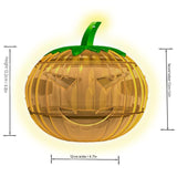 4-pack Yellow Pumpkin Shaped Fruit Fly Trap - Reusable Flying Insect Catcher with Hanging Loop, Easy V888-ELOSUNG56364