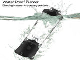 Black Portable Blender 600ml Personal Smoothie Maker USB Rechargeable Juicer Cup with 6 Stainless V888-ELOSUNG40413