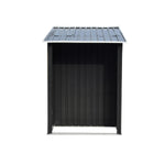 Wallaroo Garden Shed with Semi-Close Storage 4*8FT - Black GSS-BSW-48S-BK