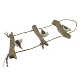 Birds On Driftwood w Rope Wall Art 47cm V637-12825BRD