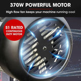 BAUMR-AG 1000 x 350mm Wood Lathe Turning Machine, 370W S1 Motor, 4 Speed V219-LATWODBMDL4A