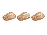 3pcs Small Lamp Shades Replacement Woven Lampshade for Floor Lamps Pendant Light Chandelier V1294-YM0901-3119240098611