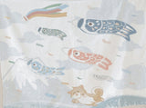 Angel DEPT Baby Muslin Wrap 120 X 120cm - Fish and Dog DTK11664