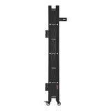 Single Folding Security Gate, Lockable Scissor Gate with 360 degree Swivel Casters, Outdoor V952-GZDZDAQM5157HX49X001V0