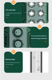 Green Solar Powered Ultrasonic Animal Repeller - Multi-Frequency Pest Deterrent with Motion Sensor, V888-ELOSUNG27650
