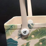 Women Storage EVA Handbag Hole Design Beach Casual Bag for Outdoor Sport Shopping Traveling Leaves V1294-YM0716-3117220162711