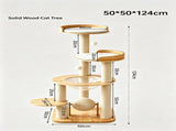 Classic SolidWood Cat Tree V1408-CR-54-BE