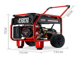 GENPOWER Portable Petrol Generator 8.4kW Max 6kW Rated Single Phase 18HP 420cc 4-Stroke Engine V219-GENPTLGPRB12K