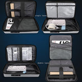 Men Gaming Backpack - Double-Layer Hard Shell - Black PRL-5009922060DBT