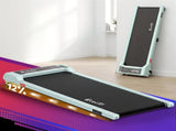 Everfit 3 in 1 Walking Pad Treadmill 12% Incline Under Desk Treadmills for Home Gym 40cmBelt Green TMILL-400-2INC-GN