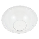 Transparent Face Wash Basin, 1 Pack, 9.3x9.3x3.8 Inch Clear Plastic Sink Bowl V1192-AZ-W-29098