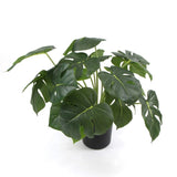 Dense Potted Artificial Split Philodendron Plant With Real Touch Leaves 50cm V77-8870012