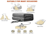 3-Setting Electric Heating Shawl USB Rapid, Portable & Machine Washable, Multifunctional V1232-DRT001