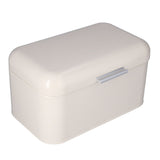 Milky White Bread Box Safe Odorless Large Capacity Anti Fingerprint Retro Tin Bread Box V1294-YM0710-3117210165811