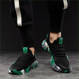 Men's Athletic Running Tennis Shoes Outdoor Sports Jogging Sneakers Walking Gym V213-SNK001-A-G-GRN42