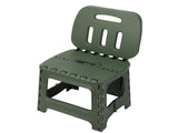 Folding Step Stool PP Thickened Portable Small Kids Step Stool with Handle for Outdoor Camping V1294-YM0901-3116240023214