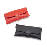 30-Piece Red Chic & Sleek PU Leather Soft Eyeglass Case - Protective Pouch for Sunglasses & Reading V888-ELOSUNG48349