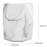 Marbling Cosmetic Makeup Oraganizer Storage Box Home Resin Makeup Case Extension Holder V1294-YM0901-JY29488-02