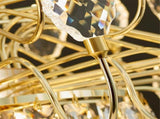 BAMDECOR C3347/OV Modern French Home Decor Luxury Crystal-leaf Chandelier LED Fashion Creativity V255-BAM-C3347-OVAL1