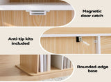 Artiss House Bookshelf 4 Tier Kids Storage Cabinet Shelf Unit White Pine FUR-AE-DS-HOU-WD