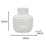 Decorative Centrepiece / Dried Flower Vase 25cm V637-88749VSE