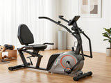 Everfit Exercise Bike Recumbent Cycling Magnetic Bluetooth App Connect Home Gym EB-H-RB-04-BK