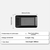 Electric Bicycle Display KT KT-LCD7U LCD Display Computer with USB Interface Waterproof Connector V1366-AZ2-W-21784
