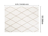 Indoor Plush Area Rugs, 2.44 x 3.05m Plush Carpet, Area Rugs Furry with Long Plushs Pile, Thick & V952-JXDDTSSCR8X10TZKW001V0