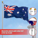 6.0m Flag Pole Full Set / Kit w Australian Flag V63-690444