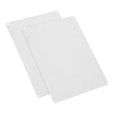 2-Pack Aluminum Blank Metal Signs Plated Plates for Engraving Weather-Resistant Yard and Outdoor V1369-AZ3-W-14628
