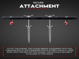 500Kg Engine Support Bar Beam Transmission Gearbox Lift Hoist Crane Garage V379-ENGSUPRBEA