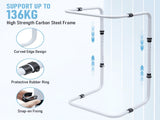 Blanket Lifter Bar 62-82cm Height Adjustable Feet Tent Steel Bed Cradle Max Load 136kg with 4 Clips V985-BLANKETLIFTERBAR