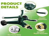 Metal Rotary Lawn Sprinkler 3 Arm Heavy Duty 360 Degree Automatic Revolving Whirling Water Sprinkler V1370-AZ4-08228